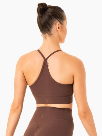 Топ Serene Cross Over Sports Bra - Chocolate