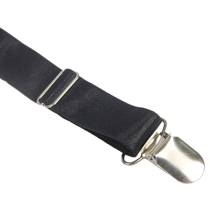 Платье-костюм Star Night с застежками-молниями и пажами для чулков, черный, XL (без коробки)