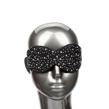 Маска із закритими очима зі стразами CalExotics чорна