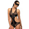 Комплект Боді+маска сітка Set від Leg Avenue Розмір M/L
