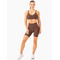 Шорти Level Up High Waisted Scrunch Shorts - Chocolate