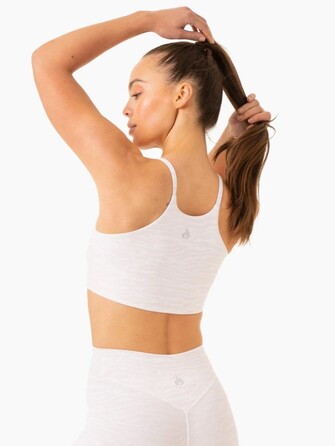 Топ Transform Reversible Sports Crop - White Zebra
