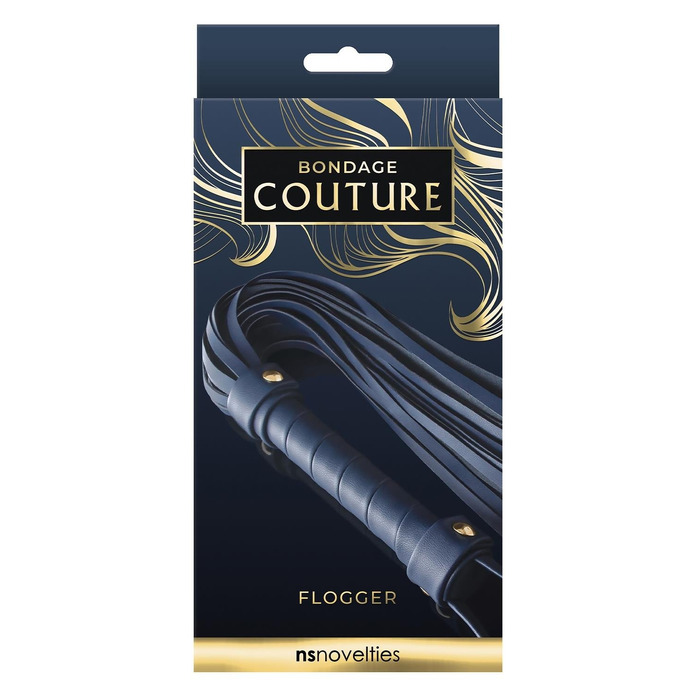 Флоггер BONDAGE COUTURE FLOGGER BLUE