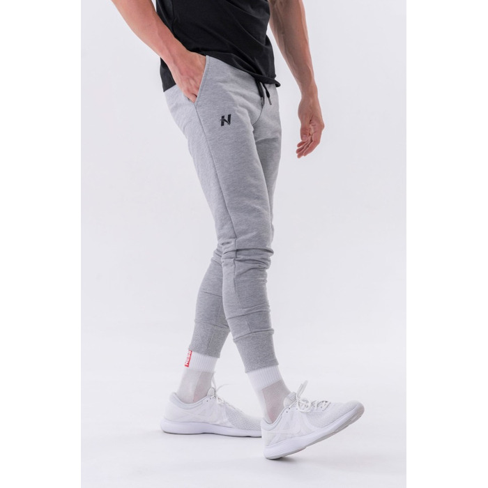 Штани Slim sweatpants with side pockets 'Reset” 321 Light Grey
