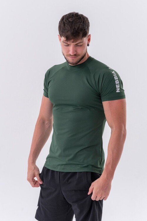 Футболка Sporty Fit T-shirt 'Essentials” Dark Green 326
