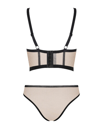 Комплект Obsessive Nudelia top & panties L/XL
