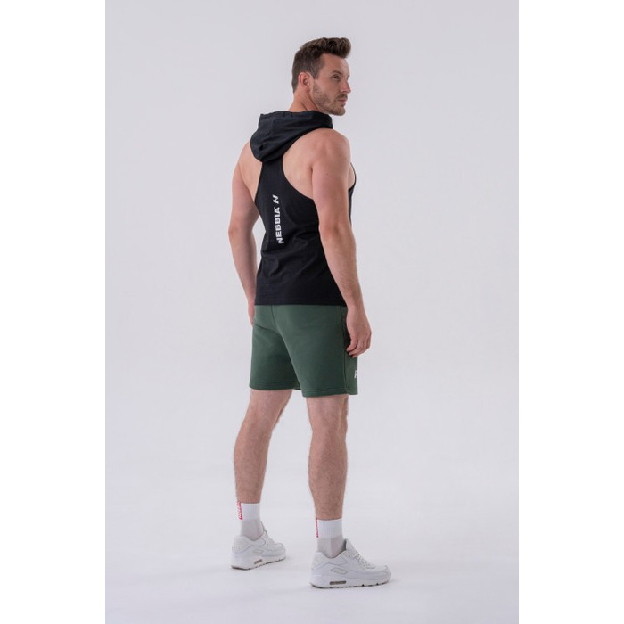 Шорти Relaxed-fit Shorts with Side Pockets DARK GREEN 319