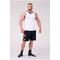 Майка с капюшоном NEBBIA NO EXCUSES Tank Top with a Hoodie 173 white