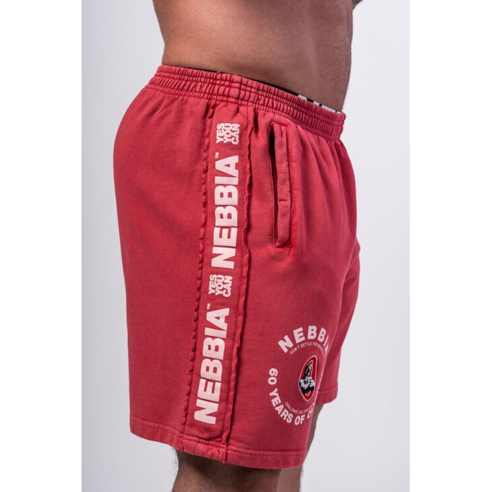 Шорти Nebbia Washed Sweat Shorts LEGEND Red  786