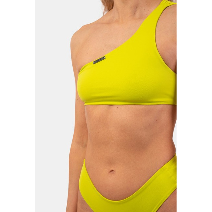 ТОП ONE SHOULDER BANDEAU BIKINI TOP GREEN 448