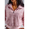 Кофта Nebbia Half-Zip Leopard Sweatshirt PRIMAL Pink Leopard 866