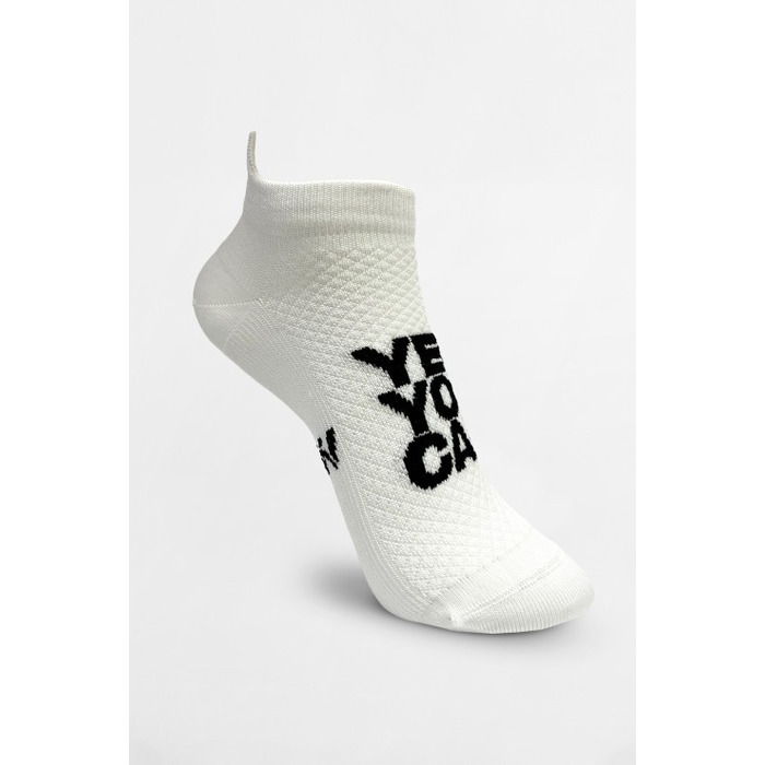Шкарпетки NEBBIA 'HI-TECH' Ankle Socks YES YOU CAN White 122