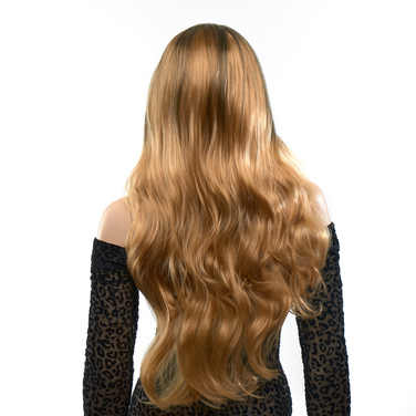 Перука довга хвиляста Fetish Hair балаяж русявий, 65 см