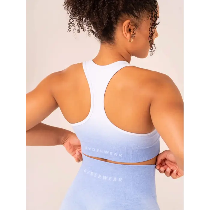 Топ Ryderwear Ombre Seamless Sports Bra - Cornflower Blue Ombre