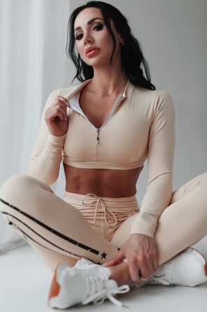 ЛЕГІНСИ BEIGE LEGGINGS FITZONA GIRL
