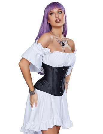 Корсет Star Night Corset с крючками и шнуровкой, черный, XL (без коробки)