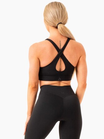 Топ NKD Cross Over Sports Bra - Black