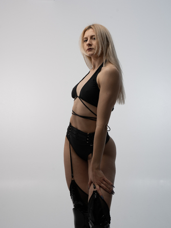 Twist & Tie top BLACK MATE BIFLEX- ЧОРНИЙ МАТОВИЙ БІФЛЕКС