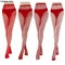 Колготи у сіточку One Size Risa Nylon Fishnet Tights від Leg Avenue, оранжеві