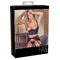 Комплект білизни із трьох предметів із мережива та оксамиту Shelf Bra Set 85B/L