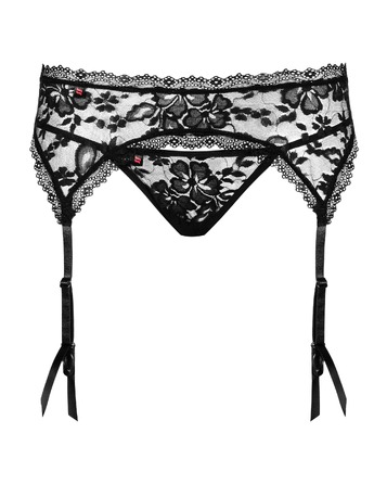 Пояс со стрингами Obsessive Catia Garter belt S/M