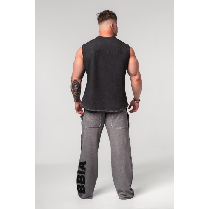 Штани Nebbia Washed-off Gym Sweatpants NO SHORTCUTS Light Grey 372