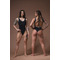 Купальник One-piece Swimsuit Black French Style 460 Black