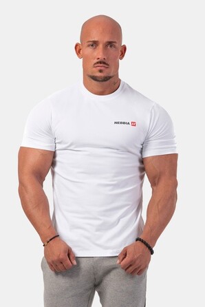 ФУТБОЛКА MINIMALIST LOGO NEBBIA T-SHIRT WHITE 291
