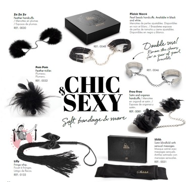 Браслеты-наручники Bijoux Indiscrets серебряные, OS