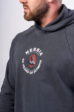 Худі Nebbia Washed Hoodie HERITAGE Black 793