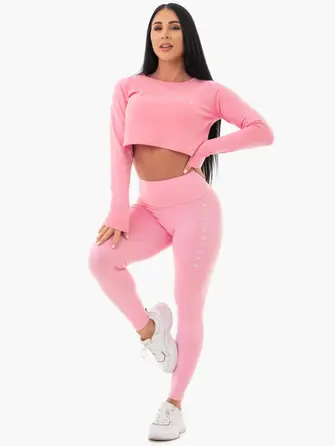 Укроп-топ Ryderwear Staples Cropped Sweater - Pink