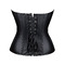 Корсет із застібкою блискавкою Star Night Sexy Leather та шнурівкою, чорний, XS (без коробки)