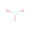 Сексуальні стрінги з ланцюжком Obsessive Chainty thong pink L/XL
