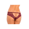 Трусики DIVE DEEP OPEN BACK PANTY BURGUNDY, S/M