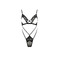 Боді з відкритими грудьми DIABOLINA BODY black S/M - Passion