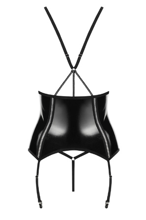 Комплект Obsessive Stormea ​​корсет та стрінги S/M