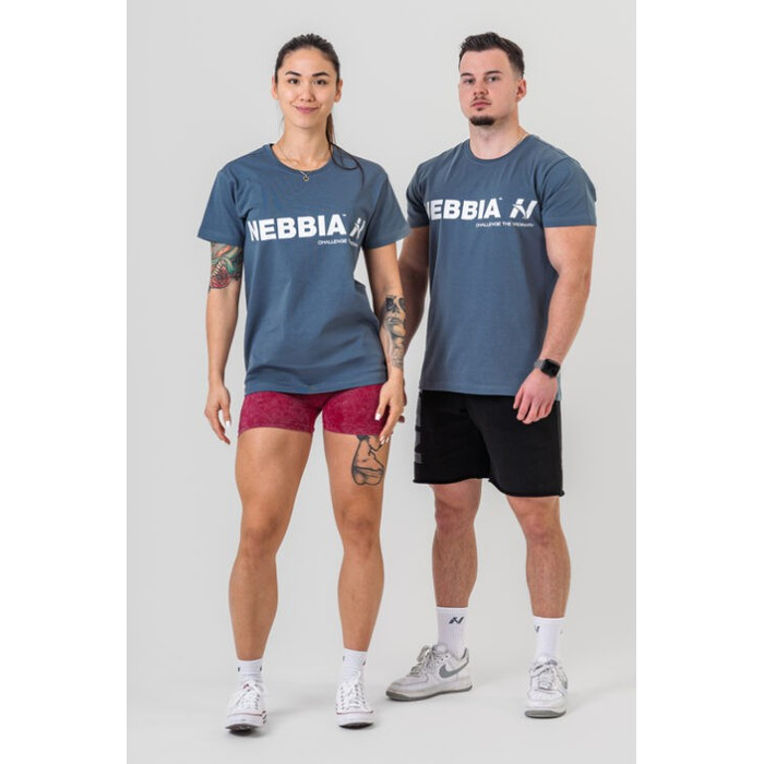 Футболка Nebbia T-shirt GYM ESSENTIALS Grey 380