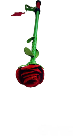 Стек троянда Kid Grain Leather Rose Crop With Calf Leather Rose шкіра