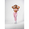 Легінси Nebbia V-shaping Belt Leggings STRONG BEAUTY Pink 425