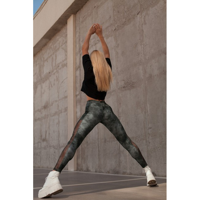 ЛЕГIНСИ ECO CAMO GREEN MESH LEGGINGS 'BREATHE' CAMO GREEN 400