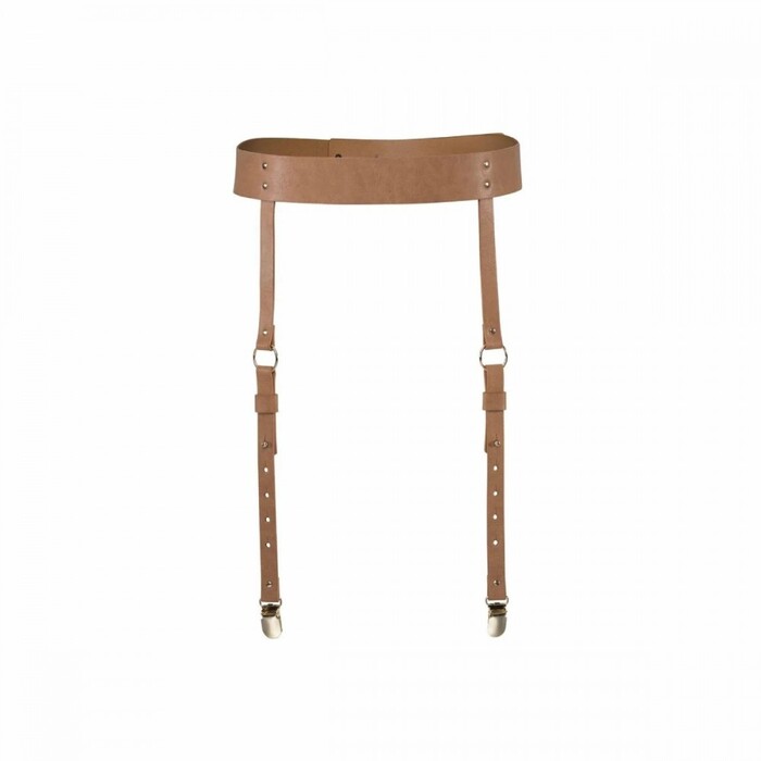 Підтяжки Bijoux Indiscrets MAZE - Suspender Belt Brown O\S