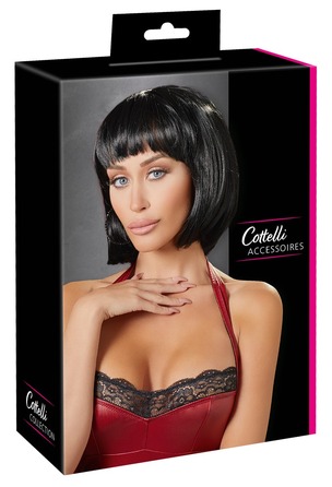 Перука чорна Black Bob Wig