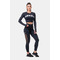 ТОП Nebbia LONG SLEEVE THUMBHOLE SPORTY CROP TOP BLACK 585