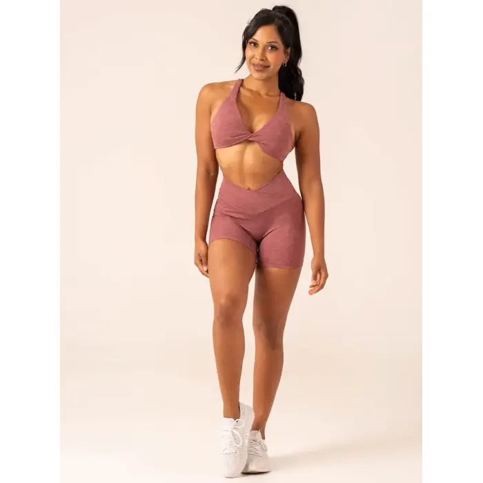 Топ Ryderwear NKD Stonewash Twist Sports Bra - Boysenberry Stonewash