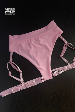 Шорти для танців Venus Iconic SERENA з гартерами, висока посадка