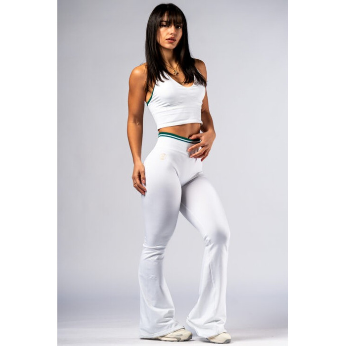 Легінси-кльош Nebbia High-Waist Flared Leggings CLUB D’OR White 630