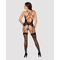 Комплект корсет з трусиками Obsessive 860-COR-1 чорний, S/M