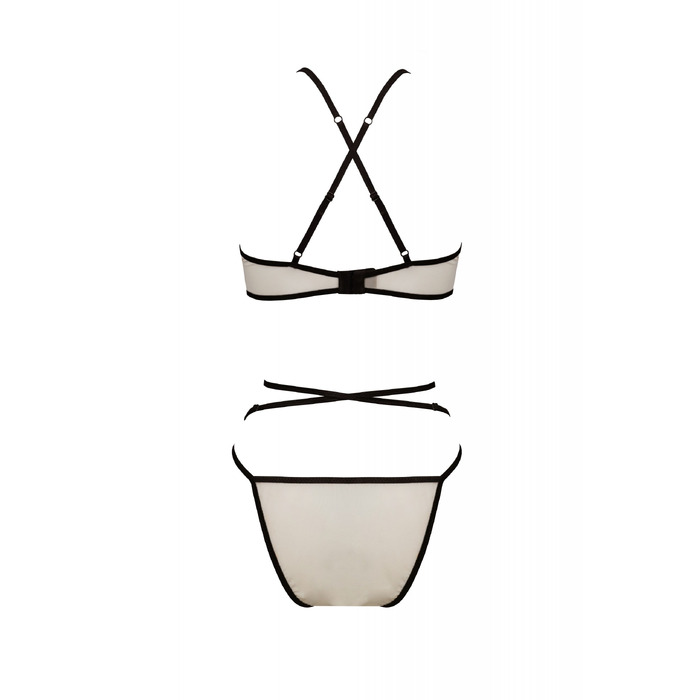 Комплект Passion Chika, бежевий, S/M