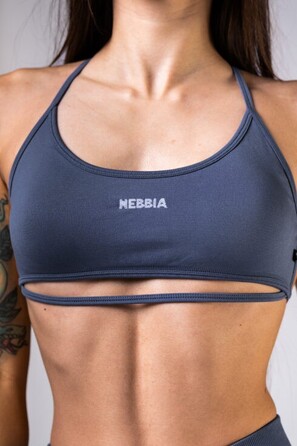 Топ Nebbia Open-Back Sports Bra POWER Grey 890