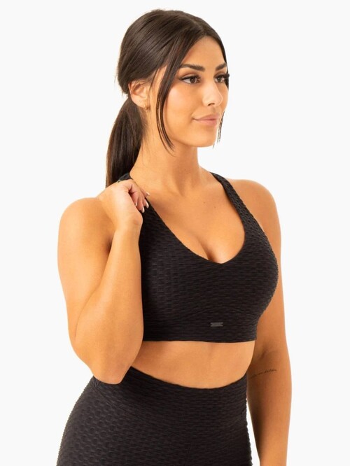 Топ Optic V-Neck Sports Bra - Black